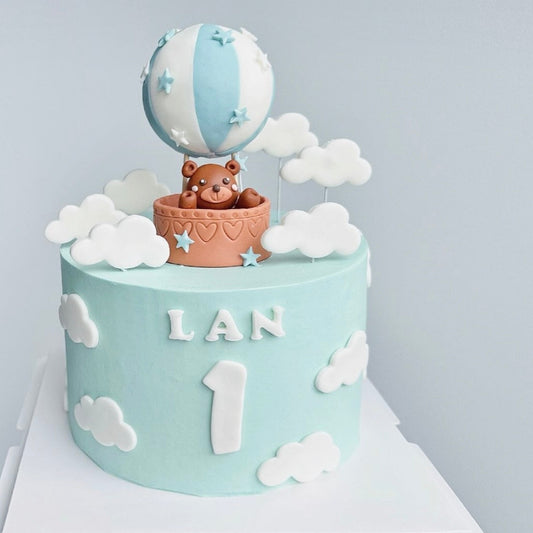 Teddy Hot Air Balloon Cake