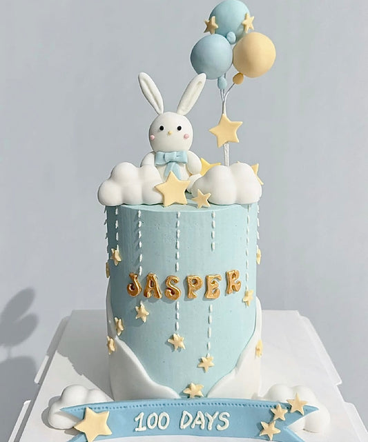Bunny 100 Days Cake