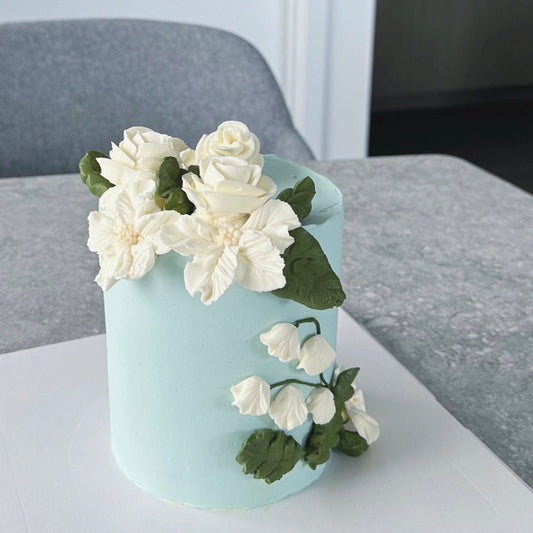 Blue Blossom Cake