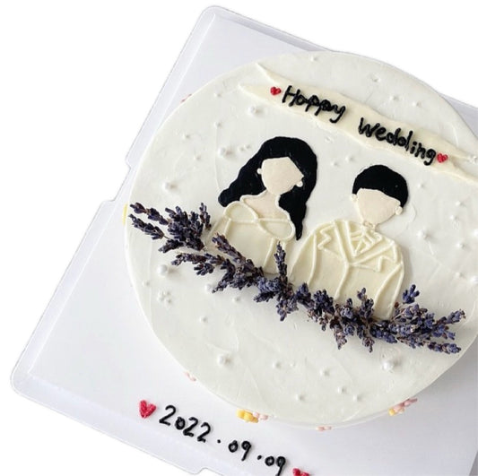 Illustrated Wedding Cake