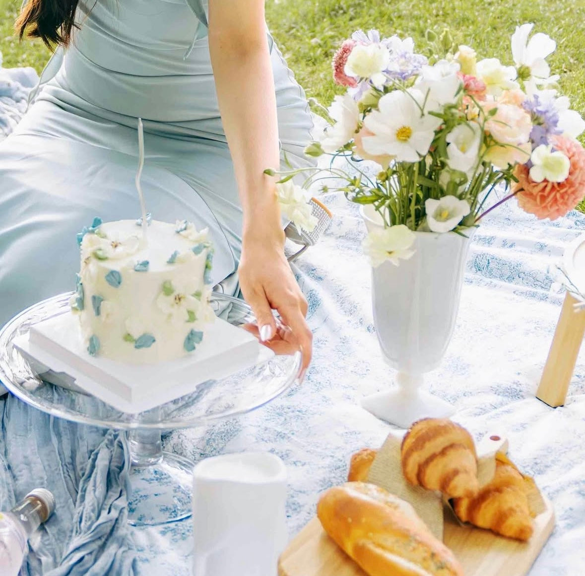 Buttercream Summer Floral Cake