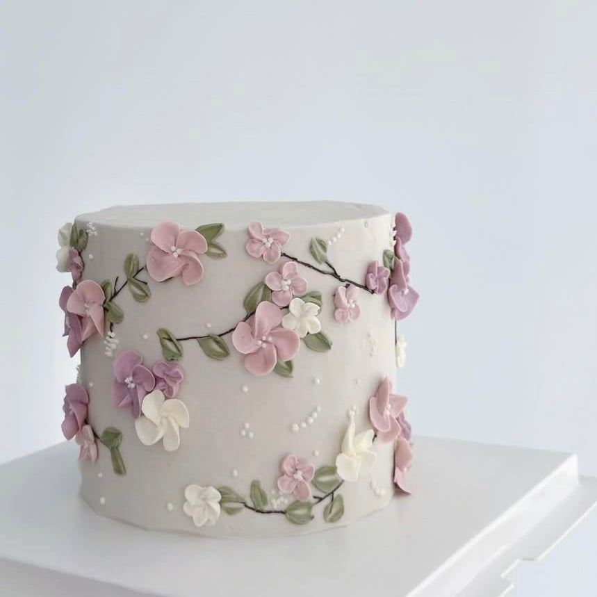 Wildflower Vine Cake
