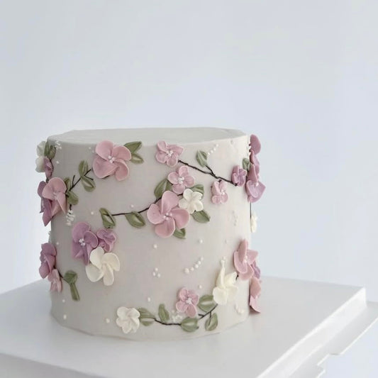 Wildflower Vine Cake