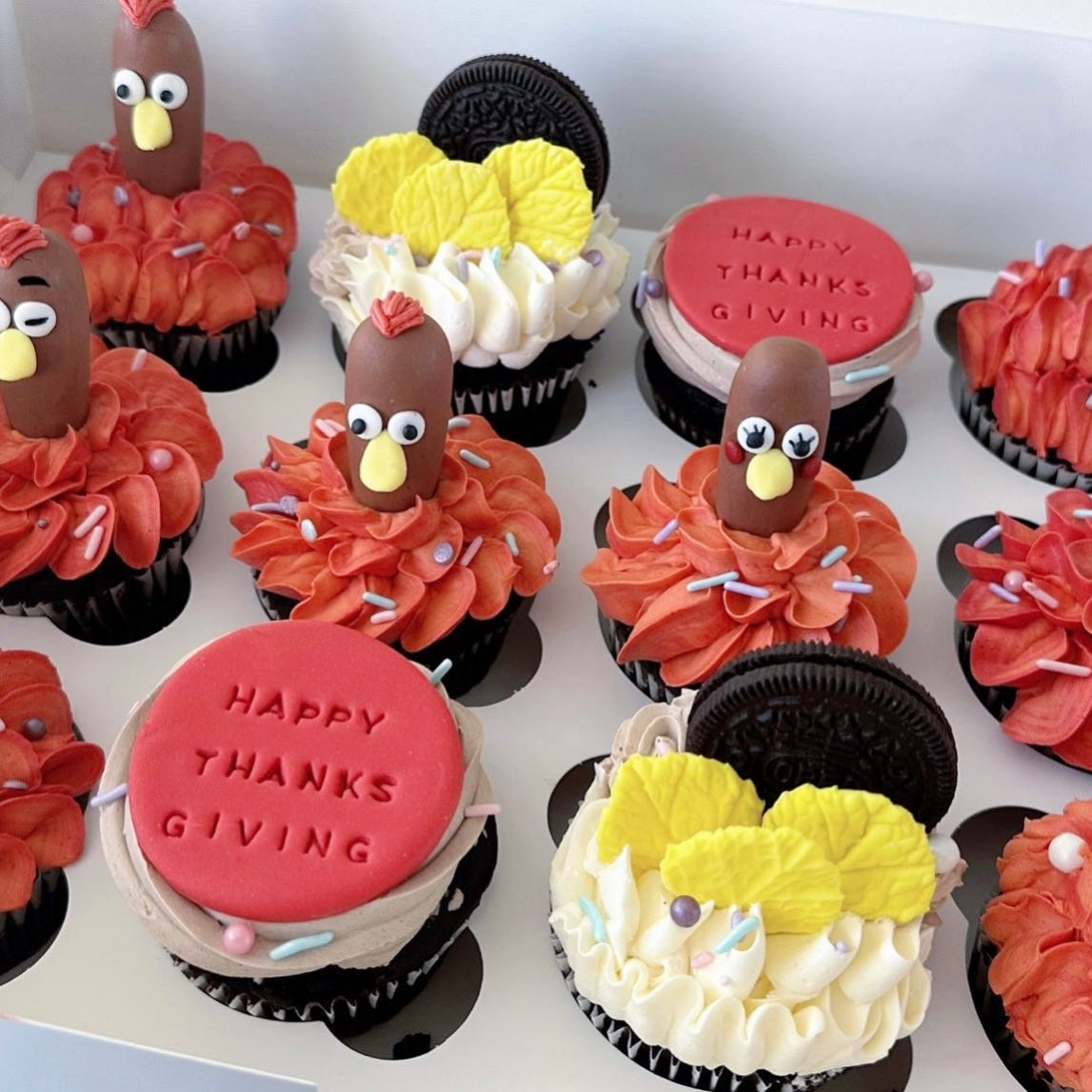 Thanksgiving Turkey Cupcake