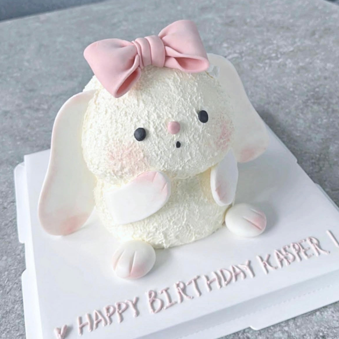 Adorable 3D Bunny Cake