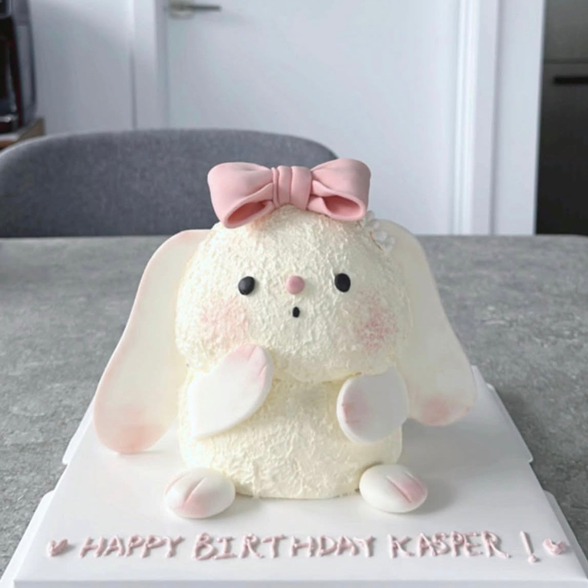 Adorable 3D Bunny Cake