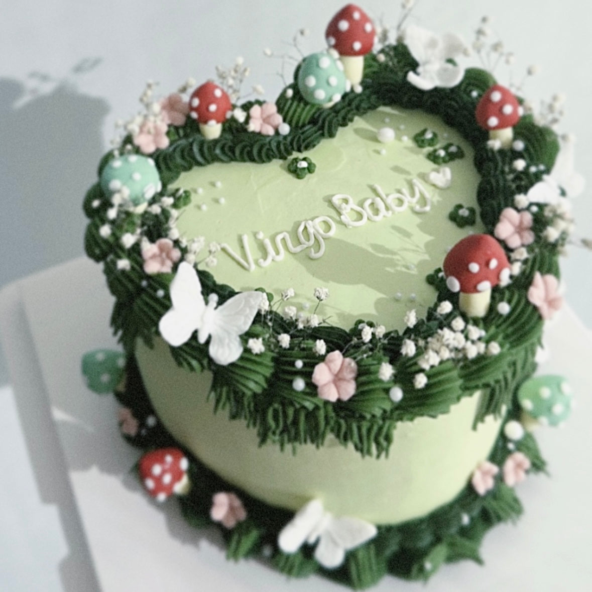 Fairy Forest Heartcake