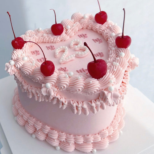 Vintage Pink Heartcake
