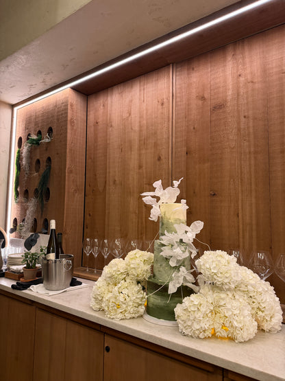 Evergreen Muse Wedding Cake